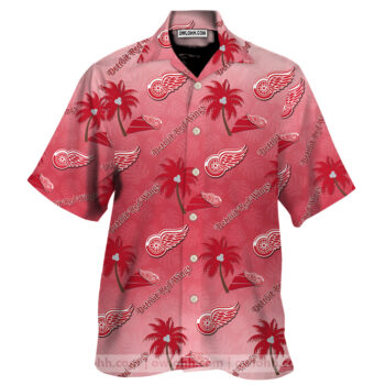 Detroit Red Wings Hawaiian Shirt