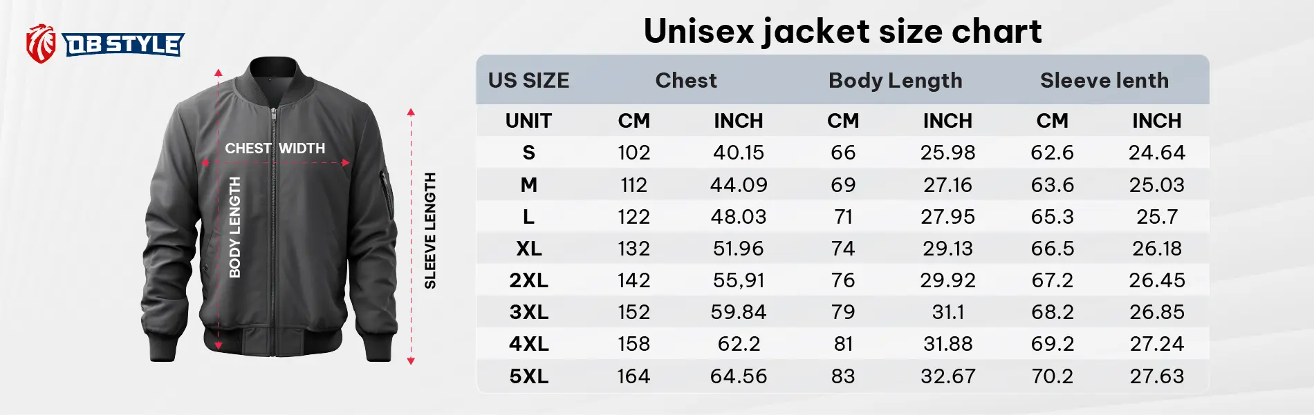 qbstyle Unisex jacket 2-100